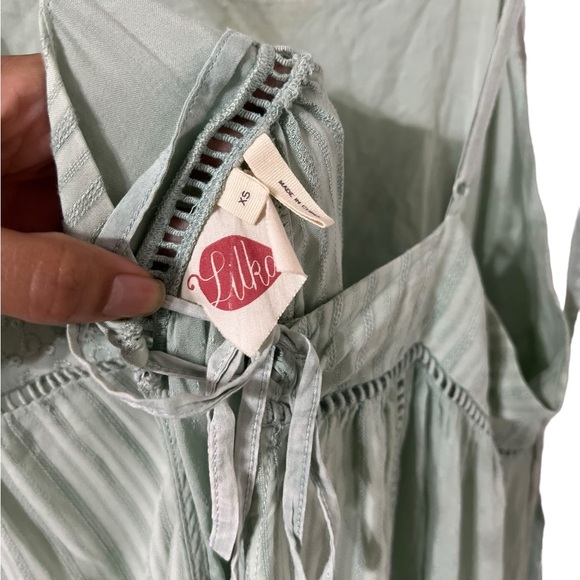 Anthropologie Lilko Green Wide Leg Jumpsuit Romper - Picture 9 of 9